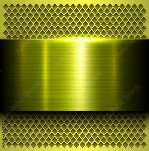 Metal background, polished metallic texture