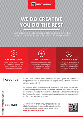 business flyer agency template