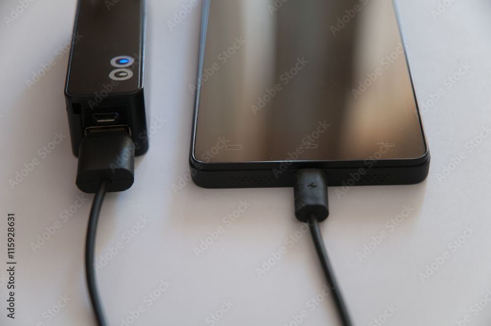 Mobile charging with power bank Mobile charging with power bank