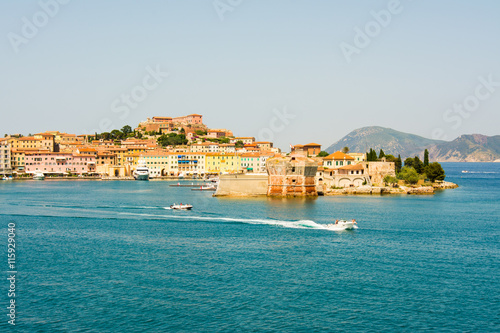 View of Portoferraio, Elba island