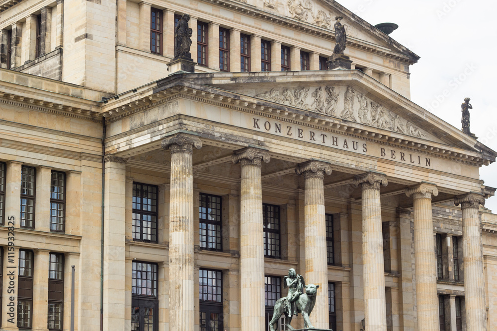 beautiful Konzerthaus Berlin at famous touristic square Gendarmenmarkt in Berlin