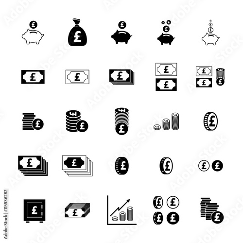 Money pound icon