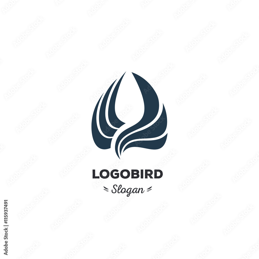 Isolated, cartoon, geek, strict eagle flying, triangular vector shape, minimalism, flat, stylish, geometric stylized logotype, dark color logo template, bird, wings, feathers, eagle element logo. Isolated, cartoon, geek, strict eagle flying, triangular vector shape, minimalism, flat, stylish, geometric stylized logotype, dark color logo template, bird, wings, feathers, eagle element logo.