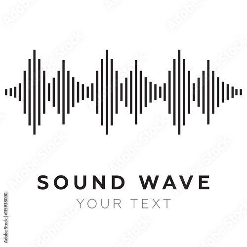Music beat. Abstract equalizer. Sound Wave