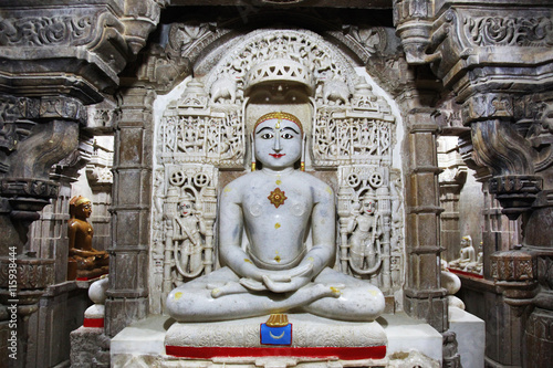 Jain Temple Jaisalmer Rajasthan India photo