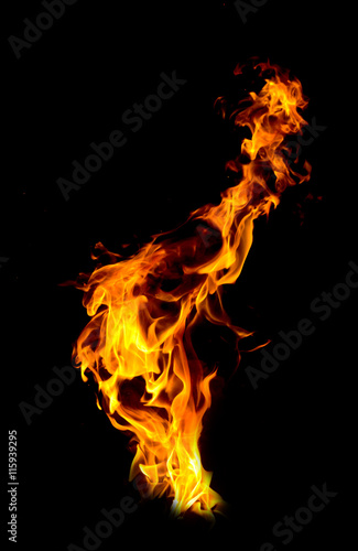 fire background © hideto111