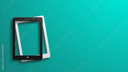tablet black and white 3