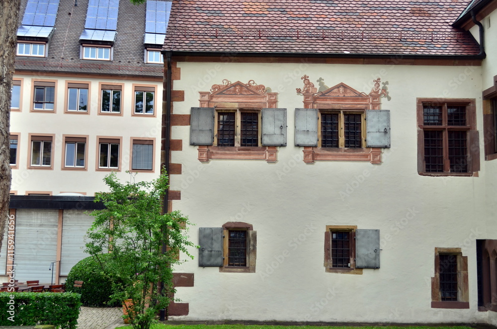 Altbaufassade in Freiburg