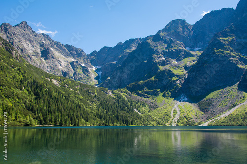 Morskie oko Lake in the High Tatras 