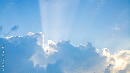 Sky light and clouds