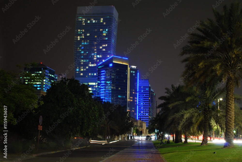 City street view, Arab Emirates