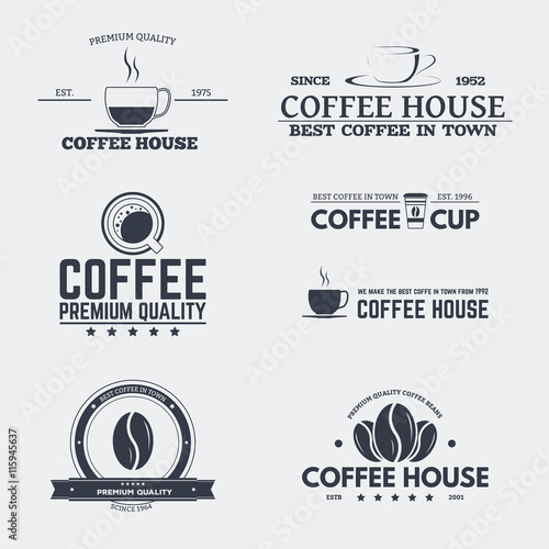 Coffee house emblems