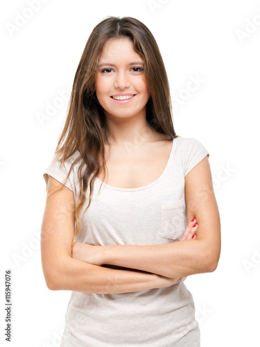 Smiling young business woman © Minerva Studio