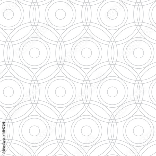 Seamless pattern of abstract circles. 