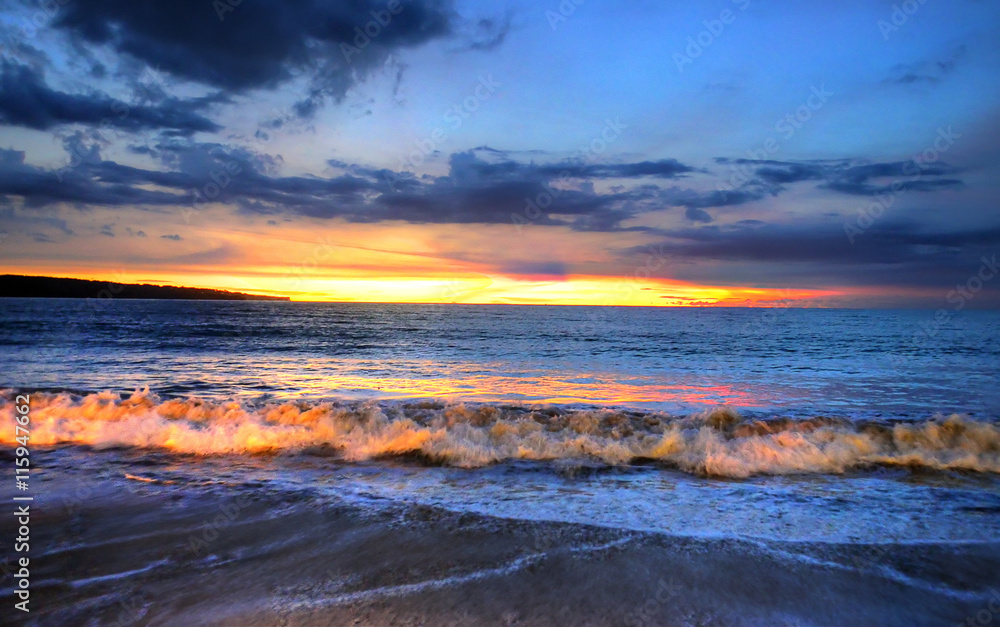 Obraz premium Jimbaran Beach, Bali, Indonesia..