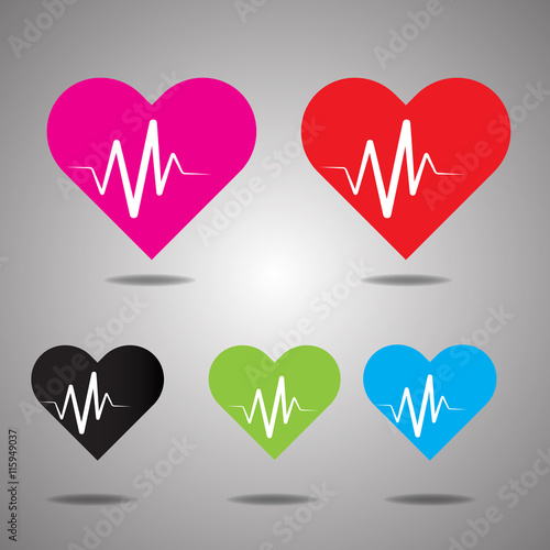 Heart Rate set © magicstocker
