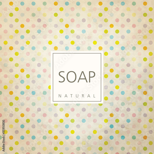 Background for natural handmade soap