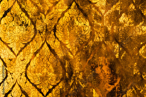 gold pattern, thai pattern