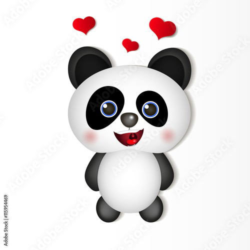 Fototapeta Naklejka Na Ścianę i Meble -  Very cute Panda