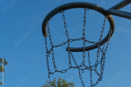 Basketballkorb aus Metall