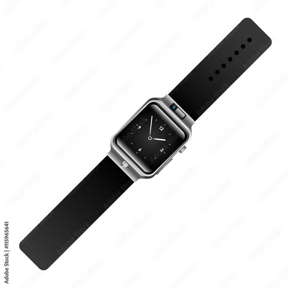 digital wristwatch vector digital wristwatch vector