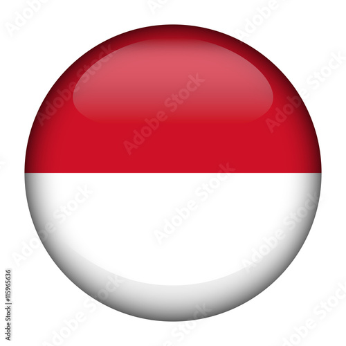 Round glossy Button with flag of Monaco Free Download Round glossy Button with flag of Monaco - GFXLoad