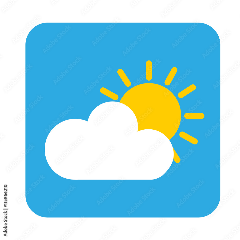 sun cloud icon sun cloud icon