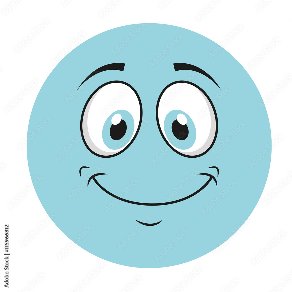 Fototapeta premium happy cartoon icon