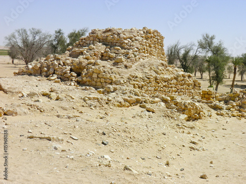 The ancient city of Ubar, Shisr, in Dhofar region, Oman.