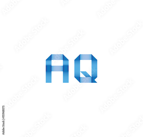 Free Download aq initial simple modern blue  - GFXLoad