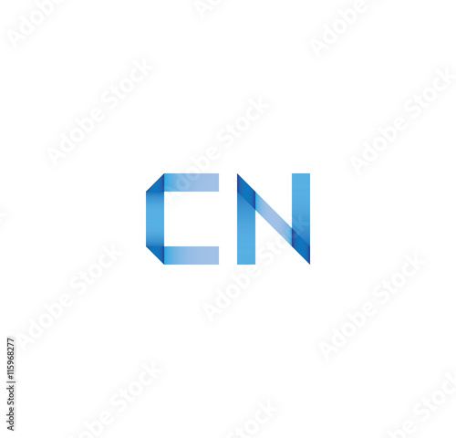Free Download cn initial simple modern blue  - GFXLoad