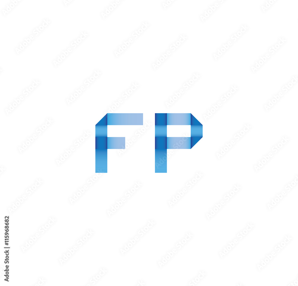 fp initial simple modern blue fp initial simple modern blue