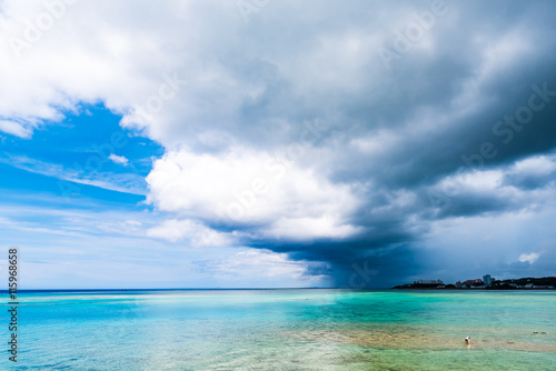 Sea, clouds, landscape. Okinawa, Japan, Asia.   © dreamsky