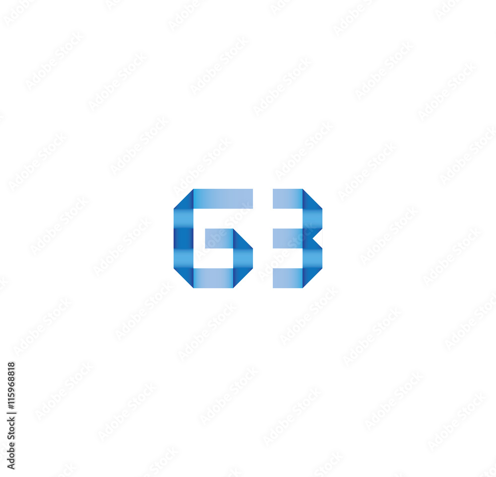 g3 initial simple modern blue g3 initial simple modern blue