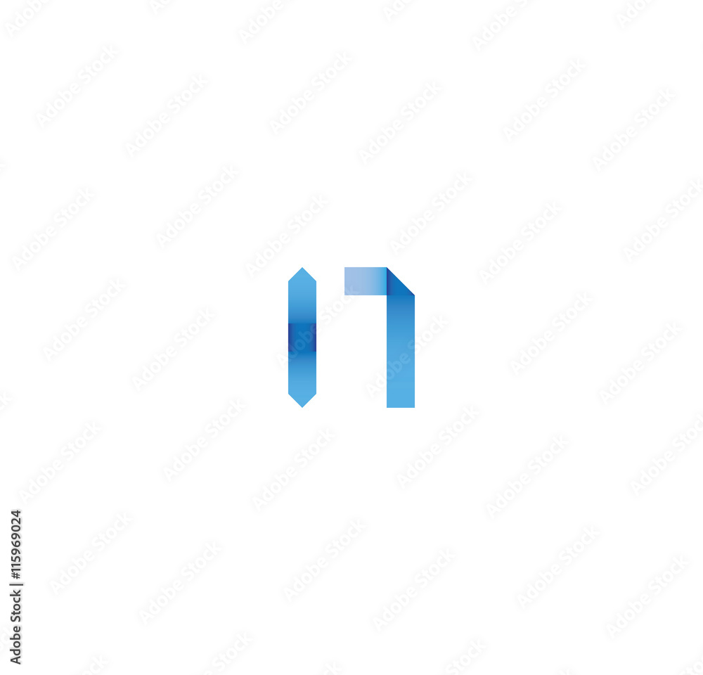 i1 initial simple modern blue i1 initial simple modern blue