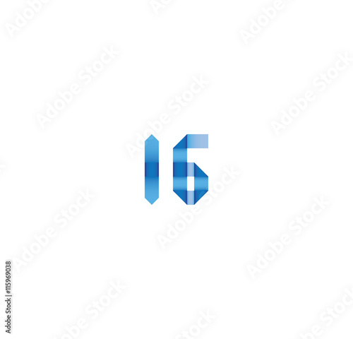 Free Download i6 initial simple modern blue  - GFXLoad
