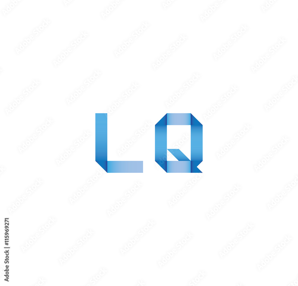 lq initial simple modern blue lq initial simple modern blue