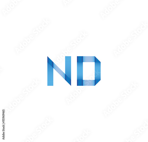Free Download nd initial simple modern blue  - GFXLoad