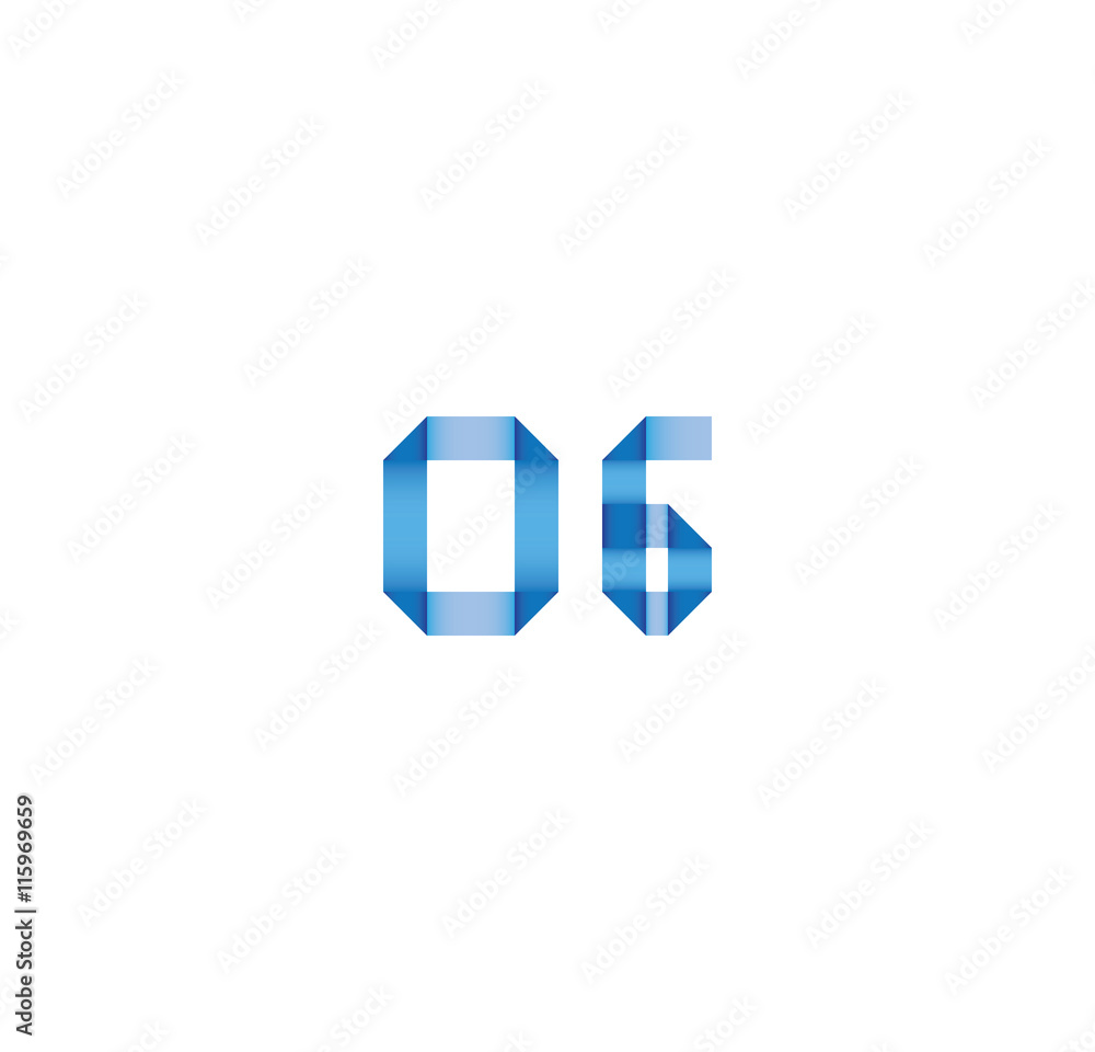 o6 initial simple modern blue o6 initial simple modern blue
