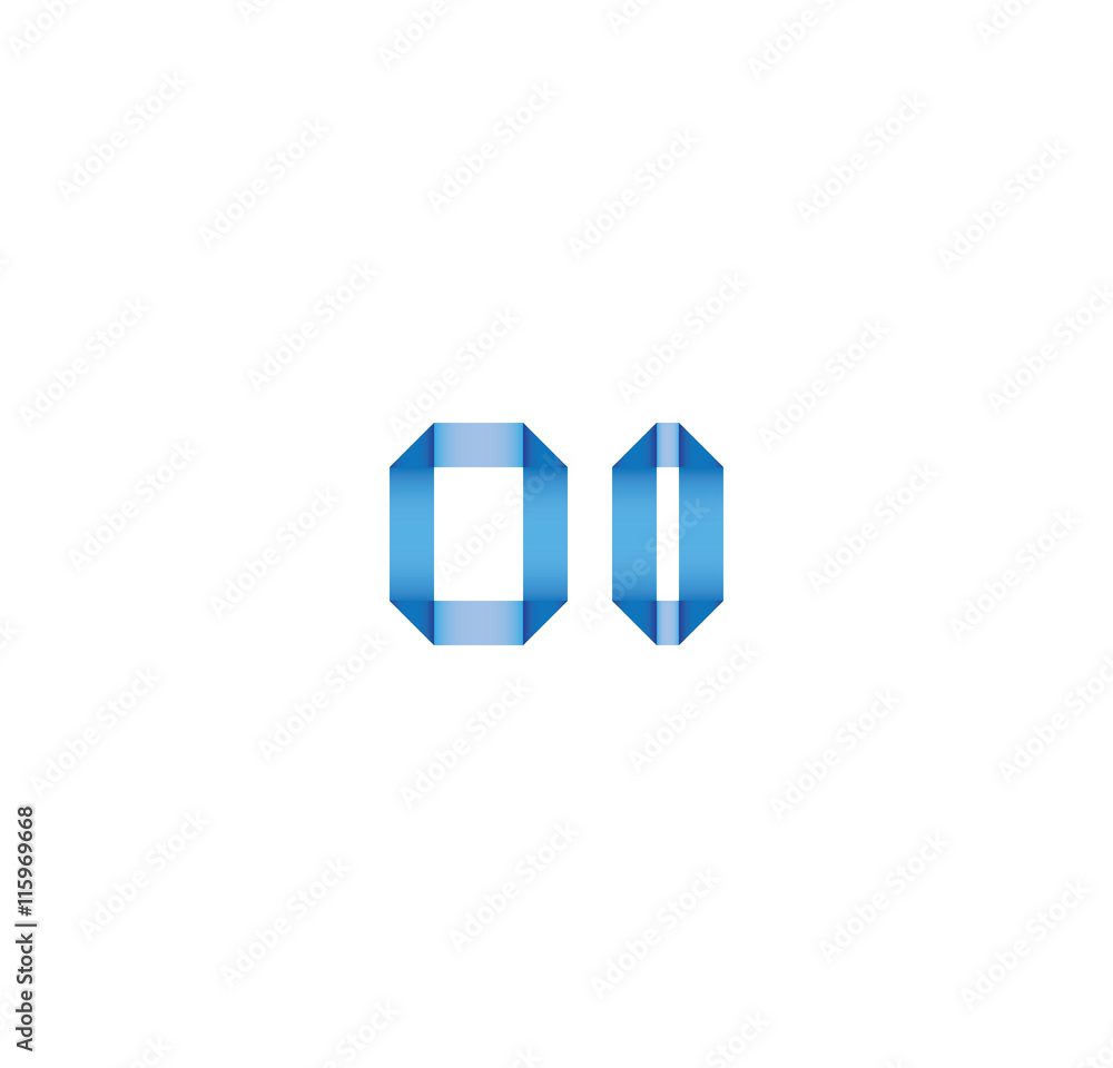 o0 initial simple modern blue o0 initial simple modern blue