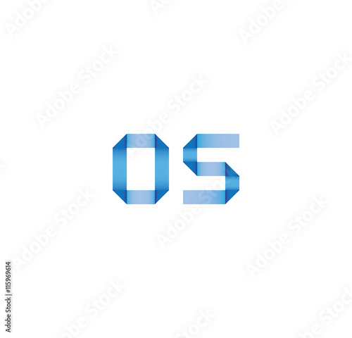 Free Download os initial simple modern blue  - GFXLoad