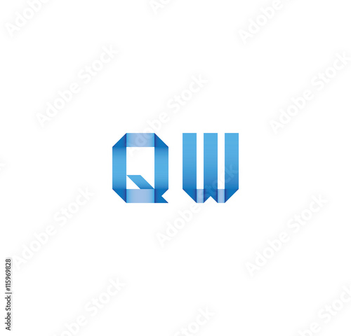 Free Download qw initial simple modern blue  - GFXLoad