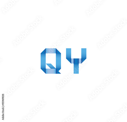 Free Download qy initial simple modern blue  - GFXLoad
