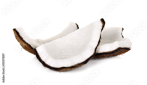 coconut isolated on the white background