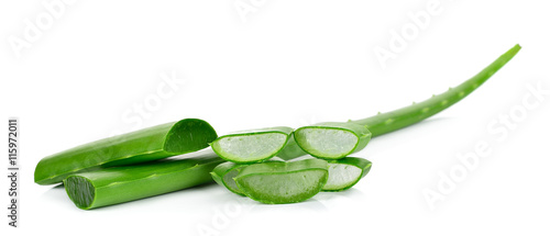 Tableau sur toile aloe vera leaf  isolated