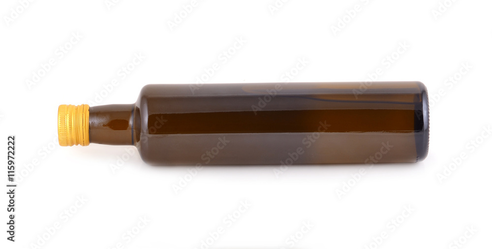 Olive oil bottle on white Olive oil bottle on white