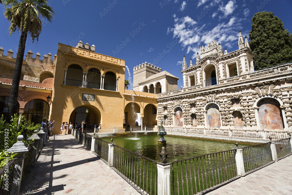 Fototapeta premium Seville Alcazar Gardens