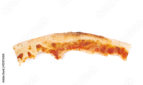 Pizza crust isolated