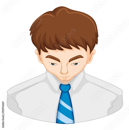 Man with brown hair