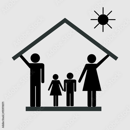 Protection of  family in house